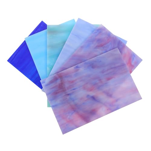 NUOBESTY 6stücke Buntglasscheibe Wasserwellenglas Glas Farbige Glasscheibe Glasscheibe Für Glasmalerei Dekoration Ornament Mosaikliebhaber NUOBESTY 6stücke Buntglasscheibe Wasserwellenglas Glas Farbige Glasscheibe Glasscheibe Für Glasmalerei Dekoration Ornament Mosaikliebhaber von NUOBESTY