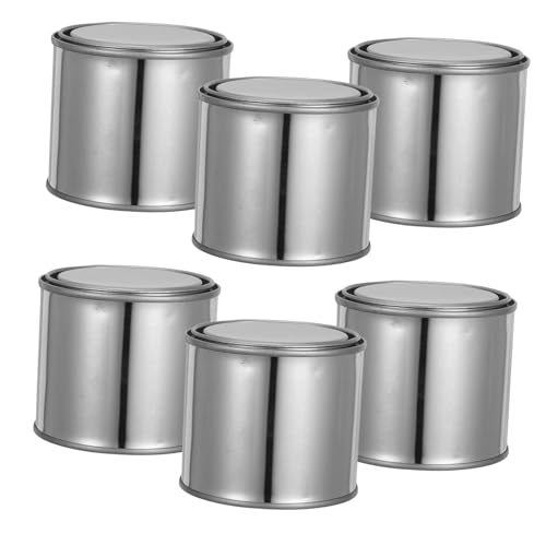 NUOBESTY 6stücke Runde Farbdosen Aus Eisen Praktische Tintenvorratsdose Langlebiger Farbbehälter NUOBESTY 6stücke Runde Farbdosen Aus Eisen Praktische Tintenvorratsdose Langlebiger Farbbehälter von NUOBESTY