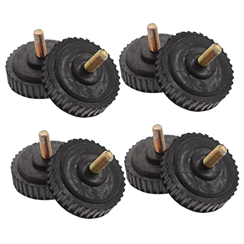 NUOBESTY 8 Stück Möbelfüße Gummifüße Teiliges Verstellbar und rutschfest für Stabile Unterstützung von Möbeln für Tische und Stühle mit Hoher Haltbarkeit und Einfachem Einbau NUOBESTY 8 Stück Möbelfüße Gummifüße Teiliges Verstellbar und rutschfest für Stabile Unterstützung von Möbeln für Tische und Stühle mit Hoher Haltbarkeit und Einfachem Einbau von NUOBESTY