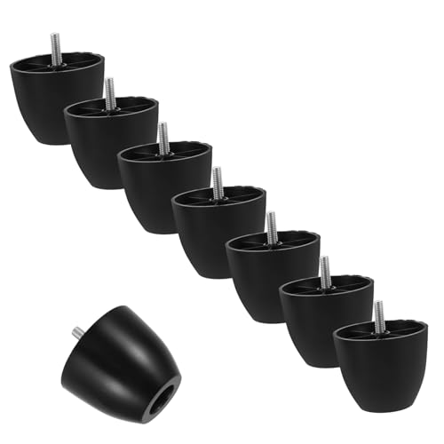 NUOBESTY 8 Stück Möbelmatte Couch einstellbar schwarzes Bein Ersatzmöbelfüße Pads ersatzteile für möbel kleines Stuhlbein Tischbeinersatz Möbelbein Möbelgleiter Plastik NUOBESTY 8 Stück Möbelmatte Couch einstellbar schwarzes Bein Ersatzmöbelfüße Pads ersatzteile für möbel kleines Stuhlbein Tischbeinersatz Möbelbein Möbelgleiter Plastik von NUOBESTY