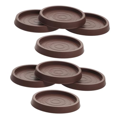 NUOBESTY 8 Stück Möbelmatten Möbelfüße Untersetzer Stuhlbein Untersetzer Schoner Möbelbein Untersetzer Möbelpolster Runde Untersetzer Für Möbel Gummi von NUOBESTY