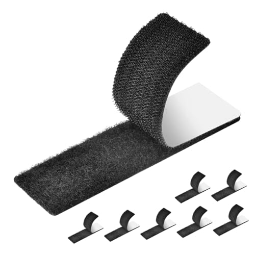 NUOBESTY 8 Stück Starke Klettpunkte Teppichhalter Teilig Selbstklebend Doppelseitig Extra Stark für Teppiche Sofakissen Sofa Fixierung Rutschfest Sicher für Haushalt Küche Bad Flur von NUOBESTY
