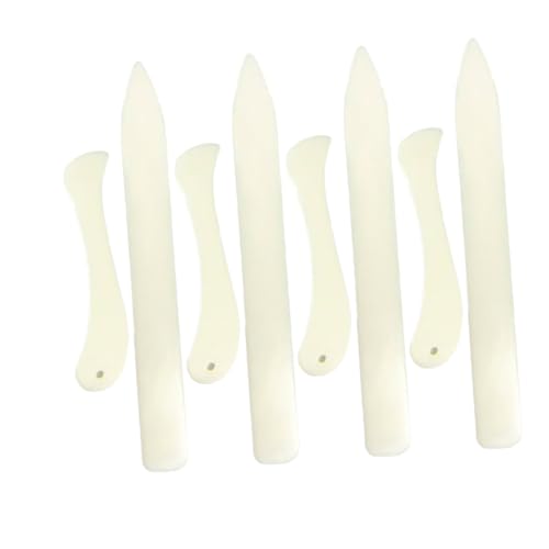 NUOBESTY 8 Stück Teiliges Falzbein Set aus Kunststoff Langlebiges Poliertes Burnishing Tool für Präzises Papierfalten DIY Lederhandwerk Buchbinderei Kartenherstellung Kompaktes Design für NUOBESTY 8 Stück Teiliges Falzbein Set aus Kunststoff Langlebiges Poliertes Burnishing Tool für Präzises Papierfalten DIY Lederhandwerk Buchbinderei Kartenherstellung Kompaktes Design für von NUOBESTY