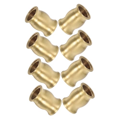 NUOBESTY 8 Stück Teiliges Messing Füße für Schneidebrett und Serviertablett Stabile Elegante Untersetzer aus Reinem Messing für Schmuckkästen Möbel und Küchenutensilien Vielseitig von NUOBESTY