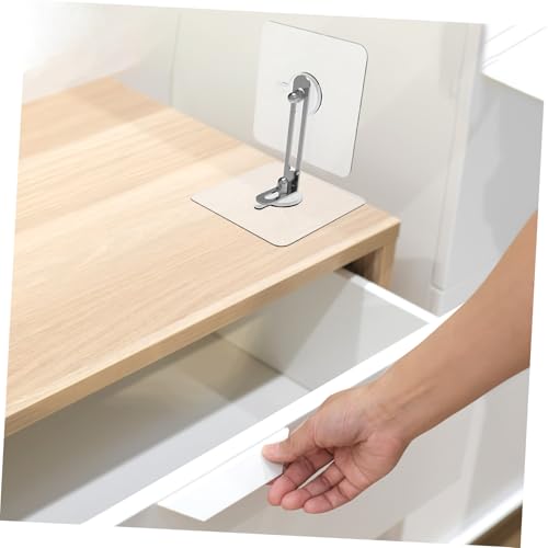 NUOBESTY 8 Stück Teiliges Selbstklebende Möbel wandanker Metall Anti Kipp sicherung für Bücherregal Kommode Schrank Ablösbar ohne Bohren für Große und Mittlere Möbel Geeignet NUOBESTY 8 Stück Teiliges Selbstklebende Möbel wandanker Metall Anti Kipp sicherung für Bücherregal Kommode Schrank Ablösbar ohne Bohren für Große und Mittlere Möbel Geeignet von NUOBESTY