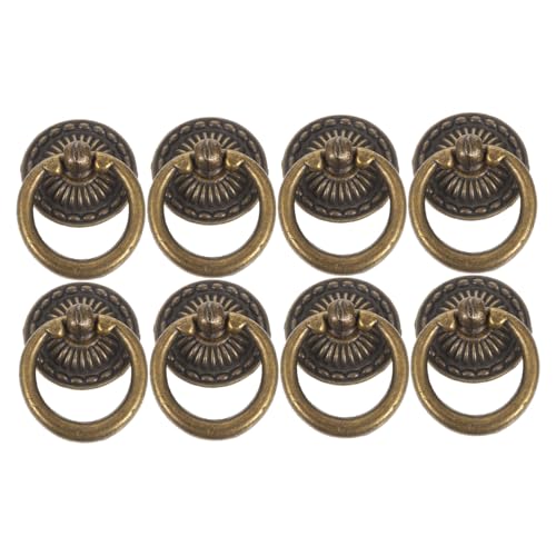 NUOBESTY 8 Stück Teiliges Vintage Möbelgriffe aus Massivem Zinklegierung Runde Antike Bronze Schubladengriffe Einzelner Befestigungsloch Schwere und Langlebige Retro Ringgriffe für Schrank NUOBESTY 8 Stück Teiliges Vintage Möbelgriffe aus Massivem Zinklegierung Runde Antike Bronze Schubladengriffe Einzelner Befestigungsloch Schwere und Langlebige Retro Ringgriffe für Schrank von NUOBESTY