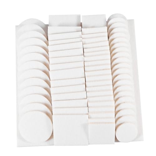 NUOBESTY 80 Stück Selbstklebende Filz Möbelpads Dicke Stuhlbein Schutz Aufkleber rutschfeste Möbelgleiter für Tische Stühle Beige NUOBESTY 80 Stück Selbstklebende Filz Möbelpads Dicke Stuhlbein Schutz Aufkleber rutschfeste Möbelgleiter für Tische Stühle Beige von NUOBESTY