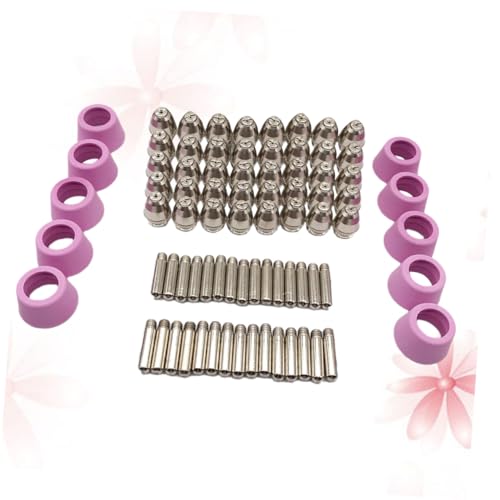 NUOBESTY 80 Stück Teiliges Plasma-schneidbrenner Zubehörset Hitzebeständig Langlebig Plasmadüsen Verbrauchsmaterial für Luft-plasmaschneider Geeignet NUOBESTY 80 Stück Teiliges Plasma-schneidbrenner Zubehörset Hitzebeständig Langlebig Plasmadüsen Verbrauchsmaterial für Luft-plasmaschneider Geeignet von NUOBESTY