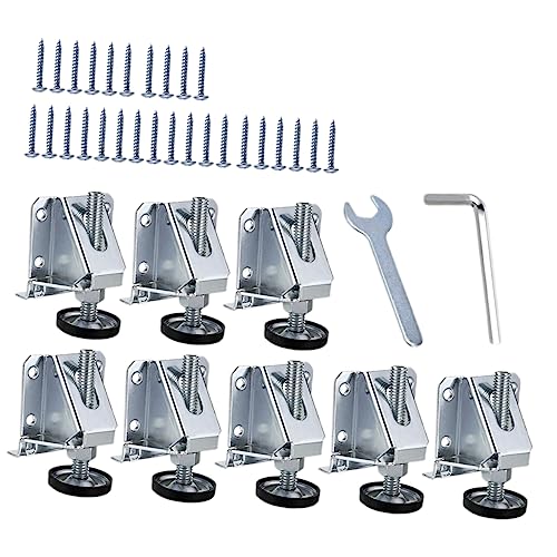 NUOBESTY 8Stücke Möbel Beinnivellierer Teilig Werkzeug Rostbeständig Höhenverstellbar Für Unebene Böden Für Tische Und Schränke NUOBESTY 8Stücke Möbel Beinnivellierer Teilig Werkzeug Rostbeständig Höhenverstellbar Für Unebene Böden Für Tische Und Schränke von NUOBESTY