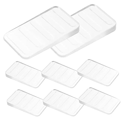 NUOBESTY 8Stücke Toilettenscheiben Teiliges Einstellbare Tischstabilisatoren Möbelkeile für Nivellierung von Tischen Toiletten von NUOBESTY