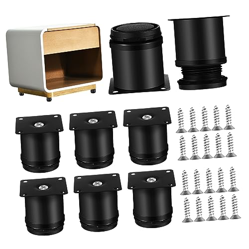 NUOBESTY 8stücke Verstellbare Möbelbeine Für Schrank Tisch Sofa Aus Nivellierfüße Für Möbel Schrankfüße Verstellbare Füße Für Küchentisch Büro Und Zuhause von NUOBESTY