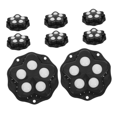 NUOBESTY 8stücke Selbstklebende Lenkrollen Für Möbel Arbeitsplattengeräte Mülleimer Drehgelenkräder Selbstklebende Universalräder DIY-möbelräder von NUOBESTY