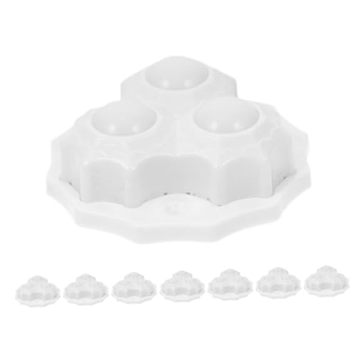 NUOBESTY 8stücke Selbstklebende Möbelrollen Weiß Lenkrollen Für Möbel Mini-lenkrollen Selbstklebend Räder Für Geräte Möbelräder Weiß von NUOBESTY