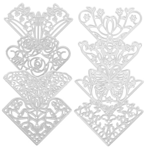 NUOBESTY 8stücke Stanzformen Für Scrapbooking Und Basteln Aus Wiederverwendbar Für Diy-karten Grußkarten Und Papierschmuck von NUOBESTY