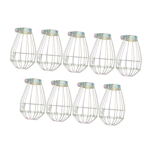 NUOBESTY 9 Stück Teiliges Industrieller Lampenbulb Schutz Einstellbarer Lampenhalter mit Sicherheitsnetz Vintage Lampenabdeckungen für Hängelampen und Wandbeleuchtung NUOBESTY 9 Stück Teiliges Industrieller Lampenbulb Schutz Einstellbarer Lampenhalter mit Sicherheitsnetz Vintage Lampenabdeckungen für Hängelampen und Wandbeleuchtung von NUOBESTY