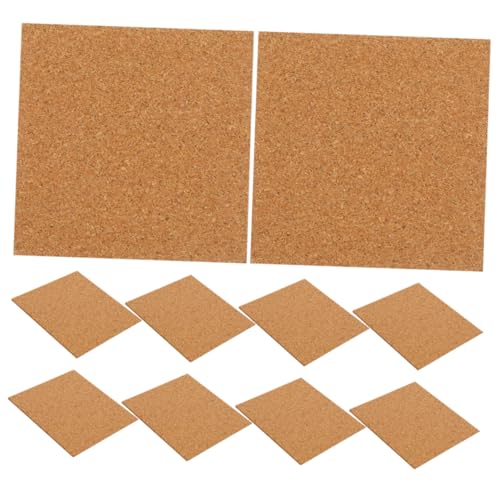 NUOBESTY 90stücke Korkuntersetzer Quadratisch Selbstklebend Für Heißgetränke Und Kaffeetassen Aus Korkmaterial Als Korkmatte Zum Selbermachen Und Dekorieren von NUOBESTY