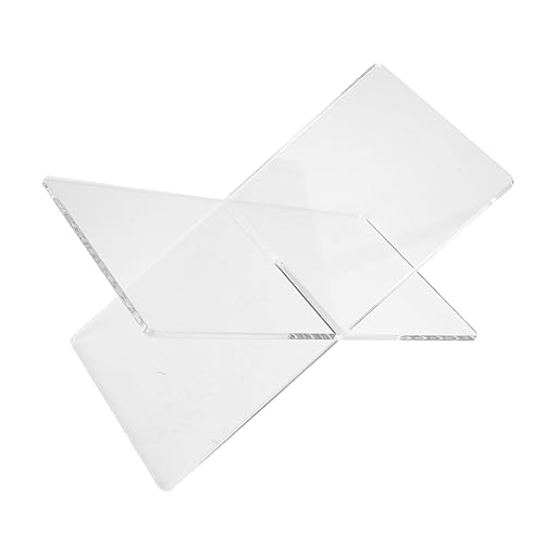 NUOBESTY Acryl Buchpräsentationsständer X Form Transparenter Leseständer für Bücher Noten und Fotos für Studenten und Musiker Abnehmbares Design für Einfachen Gebrauch von NUOBESTY