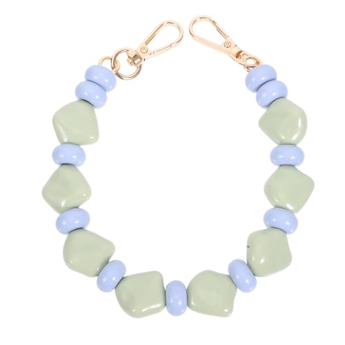 NUOBESTY Acryl Perlen Handtaschen Ersatzhenkel Kurz Beaded Bag Chain Tragegriff für Einkaufstaschen Stilvolles Sicheres Verstellbares Handtaschen Zubehör in Hellgrün NUOBESTY Acryl Perlen Handtaschen Ersatzhenkel Kurz Beaded Bag Chain Tragegriff für Einkaufstaschen Stilvolles Sicheres Verstellbares Handtaschen Zubehör in Hellgrün von NUOBESTY