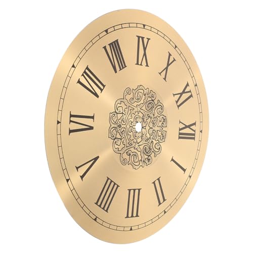 NUOBESTY Aluminium für Wanduhr Rundes Selbstgemacht Uhrenteile für Uhren Elegantes Design Installieren Kompatibel mit Verschiedenen Uhrwerken von NUOBESTY