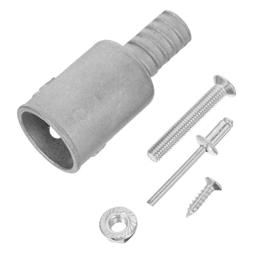 NUOBESTY Aluminiumlegierung Gewindeadapter für Mop Besenstiele Ersatz-verbindungsstück für Reinigungsstangen Kompatibel mit Eisen- Aluminium- Edelstahl Holzstangen Stabiler Halt Kompakt und von NUOBESTY