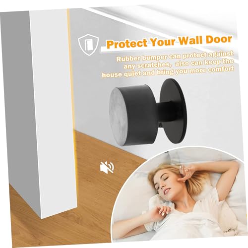 NUOBESTY Anti bump Türpuffer aus Schwarzem Silikon Wandmontage Türanschlagdämpfer Stoßfester Kratzfreier Türstopper für Haushalt Einfache Installation Geeignet für Bodenarten NUOBESTY Anti bump Türpuffer aus Schwarzem Silikon Wandmontage Türanschlagdämpfer Stoßfester Kratzfreier Türstopper für Haushalt Einfache Installation Geeignet für Bodenarten von NUOBESTY