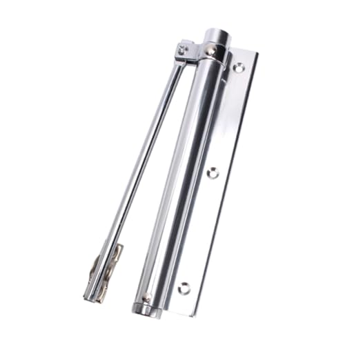 NUOBESTY Automatischer Türschließer aus Leichtem Aluminium für Zuhause Einstellbarer Türfederpuffer Verdeckter Türschließer für Zimmertüren Einfache Montage mit Schrauben Silberfarbener NUOBESTY Automatischer Türschließer aus Leichtem Aluminium für Zuhause Einstellbarer Türfederpuffer Verdeckter Türschließer für Zimmertüren Einfache Montage mit Schrauben Silberfarbener von NUOBESTY