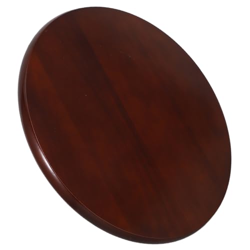 NUOBESTY Barhocker Holzsitz Ersatz Rundes Holzsitzteil für Ergonomischen Rotbraun für Restaurants und Wohnbereiche für Familie und Gäste von NUOBESTY