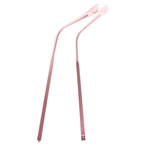 NUOBESTY Brillenbügel Ersatzbügel für Sonnenbrillen und Lesebrillen Leichtes Metall mit Transparentem Weichem Überzug Bequemes Reparaturset für Beschädigte Brillenbügel von NUOBESTY