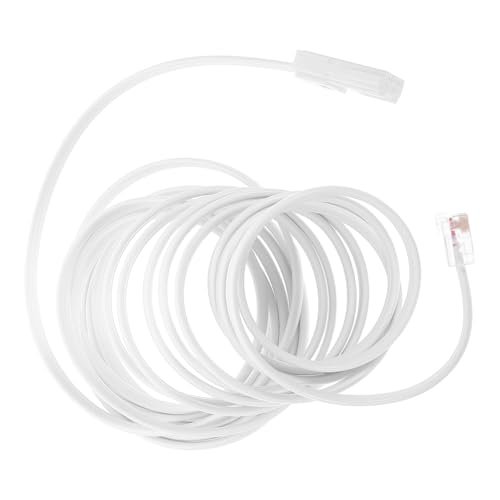 NUOBESTY Britisches Telefonkabel Telefon Verlängerungskabel Festnetz-telefonkabel Telefonkabel Für Festnetz Modemkabel Telefonleitung Verlängerung des Telefonkabels Plastik Weiß NUOBESTY Britisches Telefonkabel Telefon Verlängerungskabel Festnetz-telefonkabel Telefonkabel Für Festnetz Modemkabel Telefonleitung Verlängerung des Telefonkabels Plastik Weiß von NUOBESTY
