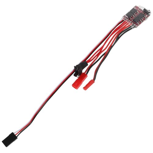 NUOBESTY Brushed Motor Controller mit Bremsfunktion Rc Geschwindigkeitsregler für Ferngesteuerte Autos und Boote Vielseitig Einsetzbar Benutzerfreundlich Stabil und Langlebig NUOBESTY Brushed Motor Controller mit Bremsfunktion Rc Geschwindigkeitsregler für Ferngesteuerte Autos und Boote Vielseitig Einsetzbar Benutzerfreundlich Stabil und Langlebig von NUOBESTY