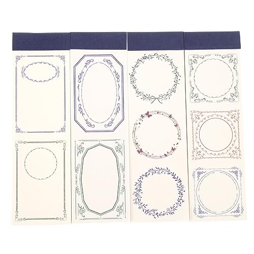 NUOBESTY Bücher Vintage Scrapbook Papier Dekorative Retro Notizbuchpapier für DIY Projekte Byzantinisch Barock für Journaling und Kreative Gestaltung von NUOBESTY