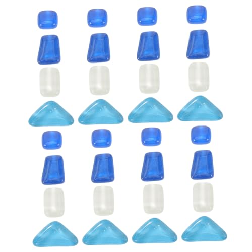 NUOBESTY Bunte Glas mosaiksteine Beutel DIY Bastelmaterialien für Kreative Dekoration Kleine Mosaiksteine in Mischfarben für Kunsthandwerk Schmuckherstellung und Wohnraumgestaltung von NUOBESTY