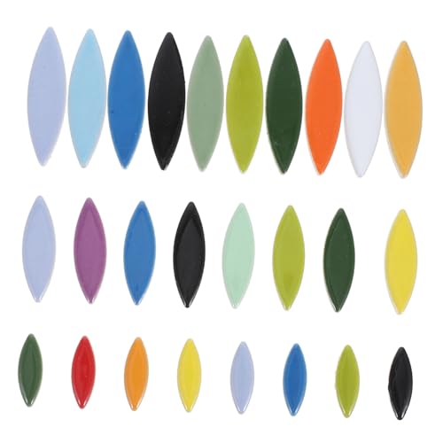 NUOBESTY Bunte Keramikfliesen für Diy Projekte Einzigartige Blattblüten Formen Handgefertigte Mosaiksteine für Kunsthandwerk und Gartendekoration NUOBESTY Bunte Keramikfliesen für Diy Projekte Einzigartige Blattblüten Formen Handgefertigte Mosaiksteine für Kunsthandwerk und Gartendekoration von NUOBESTY