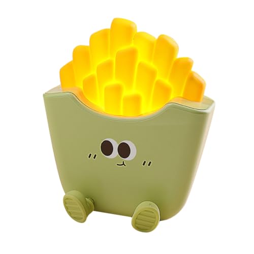 NUOBESTY Cartoon Nachttischlampe Pommes Nacht Modernes Neuartiges LED Licht Für Kinderzimmer Kleine USB Cartoon Tischlampe Raumdekor Tischlampe Bezaubernde Tischlampe NUOBESTY Cartoon Nachttischlampe Pommes Nacht Modernes Neuartiges LED Licht Für Kinderzimmer Kleine USB Cartoon Tischlampe Raumdekor Tischlampe Bezaubernde Tischlampe von NUOBESTY