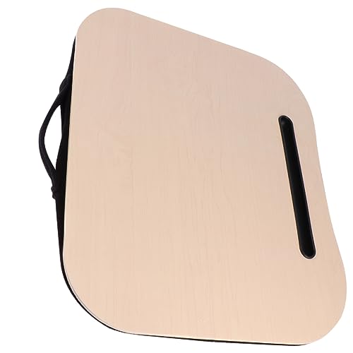 NUOBESTY Computertisch Computerständer Laptoptisch Laptop Aufbewahrungsregal Multifunktionales Kissen Schreibtisch Tablet Rack Tablet Tischständer Brauner Bambus von NUOBESTY