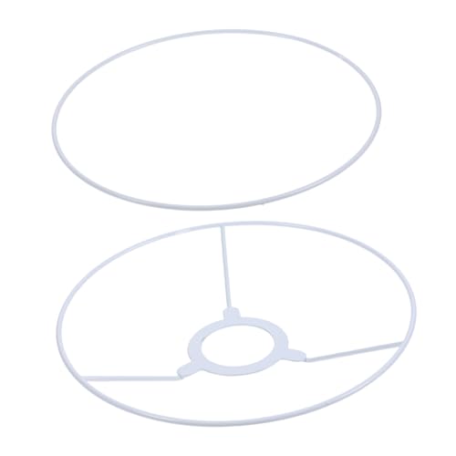 NUOBESTY DIY Lampenschirm Ring Stabiles Lampengestell für Tischlampen und Pendelleuchten Lampenschirmhalter Rahmen für Kreative Lampenschirmgestaltung von NUOBESTY
