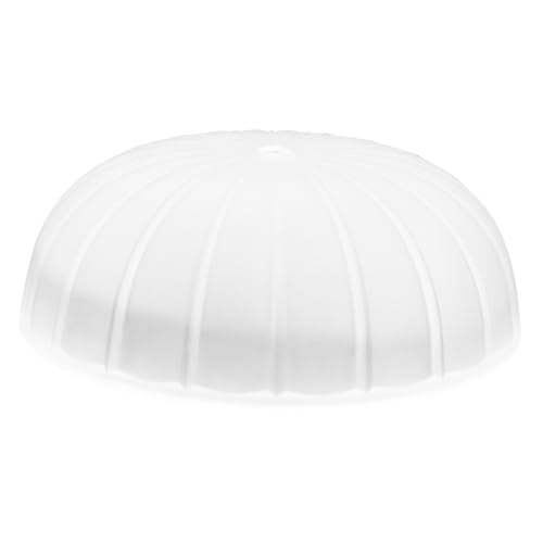 NUOBESTY Deckenlampe Lampenschirm Satiniertem Fassung Weißer Lampenschirm für Moderne Deckenleuchten Winddicht Langlebig und Einfach zu Ersetzen von NUOBESTY