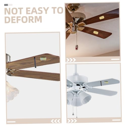 NUOBESTY Deckenventilator Ausgleichsset Teilig mit Balanceclips und Metallgewichten Langlebiges Auswuchtkit zur Reduzierung von Wackeln und Verbesserung Balance von NUOBESTY