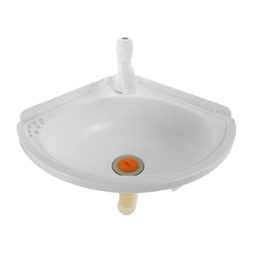 NUOBESTY Eck-wandwaschbecken aus Kunststoff Weiß Platzsparender Dreieckiger Wandmontage-handwaschbecken Kompakt und Stabil für Kleine Badezimmer und Balkone Leicht zu Reinigen und Langlebig NUOBESTY Eck-wandwaschbecken aus Kunststoff Weiß Platzsparender Dreieckiger Wandmontage-handwaschbecken Kompakt und Stabil für Kleine Badezimmer und Balkone Leicht zu Reinigen und Langlebig von NUOBESTY