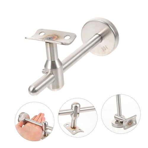 NUOBESTY Edelstahl Handlaufhalterung Treppenstütze Verstellbar Robuster Wandbefestiger Für Innentreppen DIY Treppengeländer Ersatz Zubehör NUOBESTY Edelstahl Handlaufhalterung Treppenstütze Verstellbar Robuster Wandbefestiger Für Innentreppen DIY Treppengeländer Ersatz Zubehör von NUOBESTY
