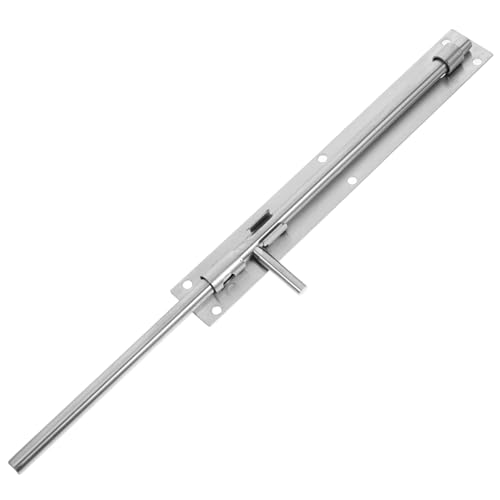 NUOBESTY Edelstahl Türriegel mit Schlossloch Schwerer Bolzenriegel für Außen Robuster Türschieber mit Verlängertem Ober Unterbolzen Einfache Montage für Gartentore Zäune Pferdestall und NUOBESTY Edelstahl Türriegel mit Schlossloch Schwerer Bolzenriegel für Außen Robuster Türschieber mit Verlängertem Ober Unterbolzen Einfache Montage für Gartentore Zäune Pferdestall und von NUOBESTY