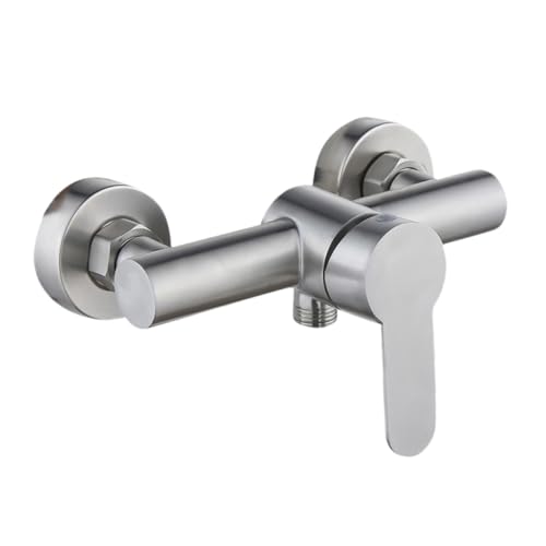 NUOBESTY Edelstahl Wandarmatur Badewanne Mischbatterie Einhebelmischer Kalt Heißwasser Einbau Badarmatur mit Ergonomischem Griff Rostfrei Installieren für Bad und Hotel NUOBESTY Edelstahl Wandarmatur Badewanne Mischbatterie Einhebelmischer Kalt Heißwasser Einbau Badarmatur mit Ergonomischem Griff Rostfrei Installieren für Bad und Hotel von NUOBESTY