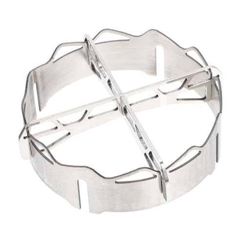 NUOBESTY Edelstahl Winddichter Herdring Windschutz für Gasherde Energiesparender Hitzebeständiger Topfträger für Camping und Outdoor kochen mit Kreuzstütze Langlebig und Praktisch NUOBESTY Edelstahl Winddichter Herdring Windschutz für Gasherde Energiesparender Hitzebeständiger Topfträger für Camping und Outdoor kochen mit Kreuzstütze Langlebig und Praktisch von NUOBESTY