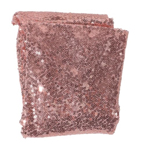 NUOBESTY Einfarbige Pailletten-Tischdecke tischwäsche weiße tischdecke glitzernder Tisch Hochzeitsdekorationen Schreibtischtuch für den Haushalt Multifunktions-Schreibtischtuch Polyester von NUOBESTY