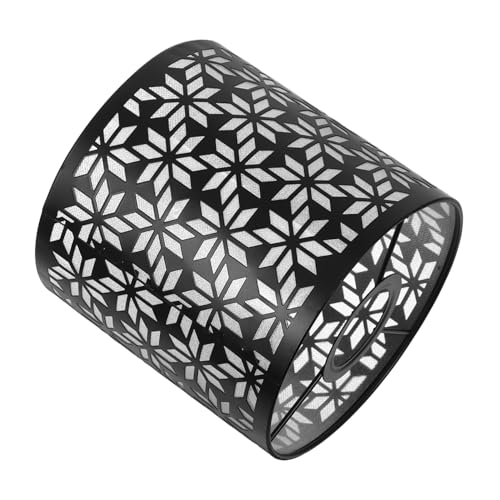 NUOBESTY Eisen Lampenschirm für Tischlampen Großer Schraubsockel Minimalistisches Design Augenfreundlich Diffuses Licht Kompatibel für Wohnzimmer Schlafzimmer von NUOBESTY