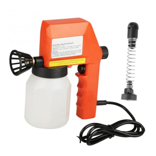 NUOBESTY Elektrische Farbspritzpistole für DIY Lackierarbeiten Hohe Zerstäubung Geeignet zum Sprühen von Farben und Alkohol Langlebiges Material Einfache Handhabung für Wandfarbe und von NUOBESTY