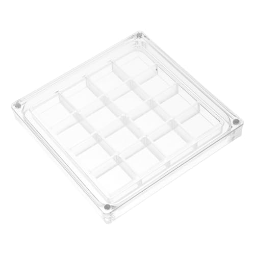 NUOBESTY Fach Fach Aufbewahrungsbox für Muscheln Schmuck Transparente Display Box für Souvenirs und Sammlungen von NUOBESTY