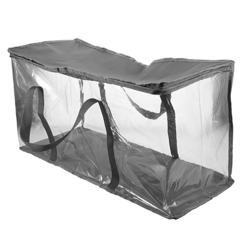 NUOBESTY Faltbare Aufbewahrungsbox für Bücher Transparente Wasserdichte Organizer Tasche mit Griffen für Kinderzimmer Schlafzimmer und Klassenzimmer Robuste Platzsparende Lösung für Decken von NUOBESTY