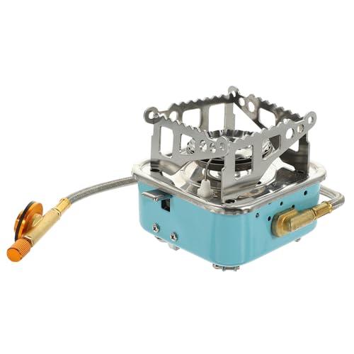 NUOBESTY Faltbarer Gaskocher Tragbar Campingkocher mit Schlauch Leichter Kompakter Gasherd für Outdoor-aktivitäten für Reisen und Wandern von NUOBESTY