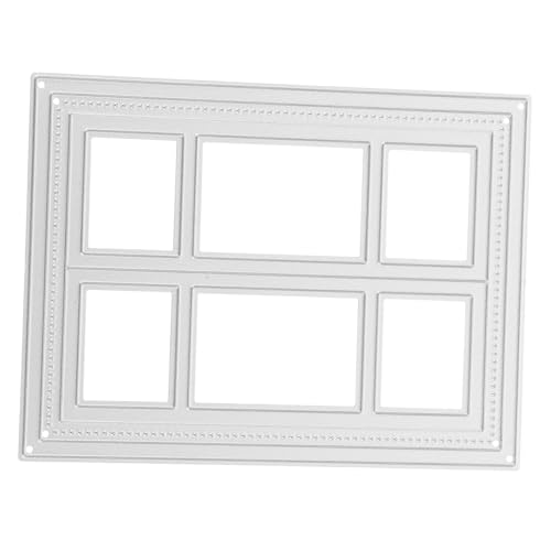 NUOBESTY Fenster Prägevorlage Metall Stanzformen für Scrapbooking Diy Kartenherstellung Albumgestaltung Kompatibel mit Verschiedenen Materialien Einfache Anwendung von NUOBESTY